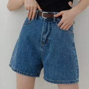 High waist denim shorts - MRSLM