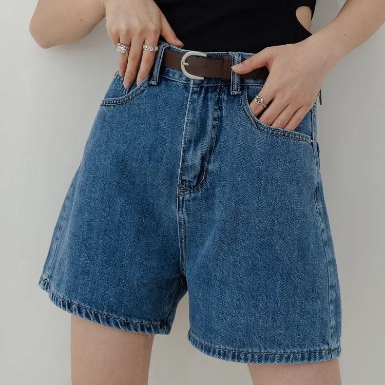 High waist denim shorts - MRSLM