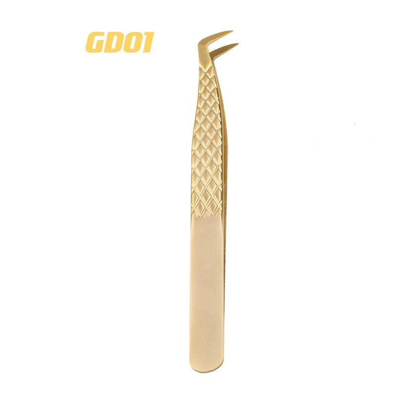 Eyelash extension tweezers, view 2 - MRSLM