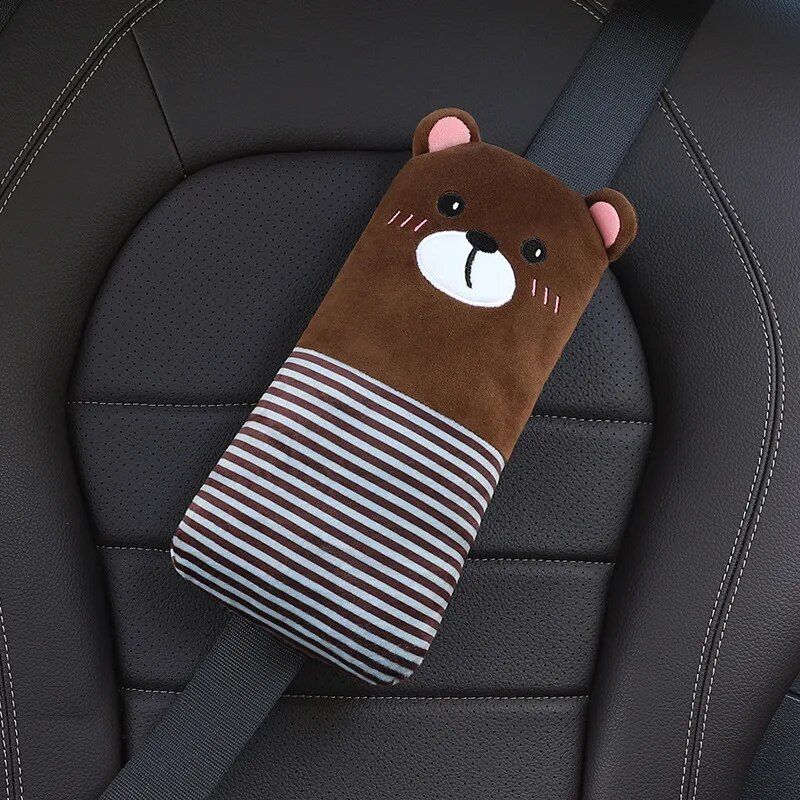 Cartoon Car Safety Seat Belt Pillow for Kids