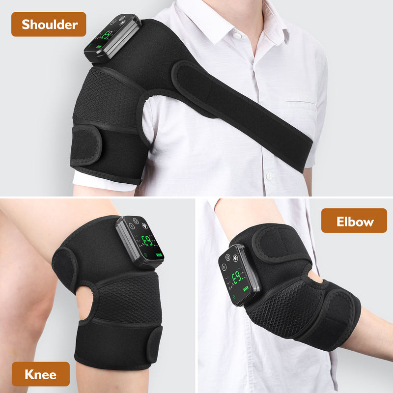 rechargeable heated knee and elbow wrap, view 5 - MRSLM