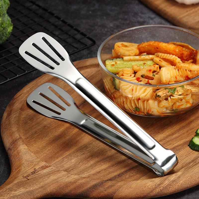 304 stainless steel bbq food tongs, view 6 - MRSLM