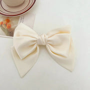 Satin bow hairpin hair clip, view 4 - MRSLM