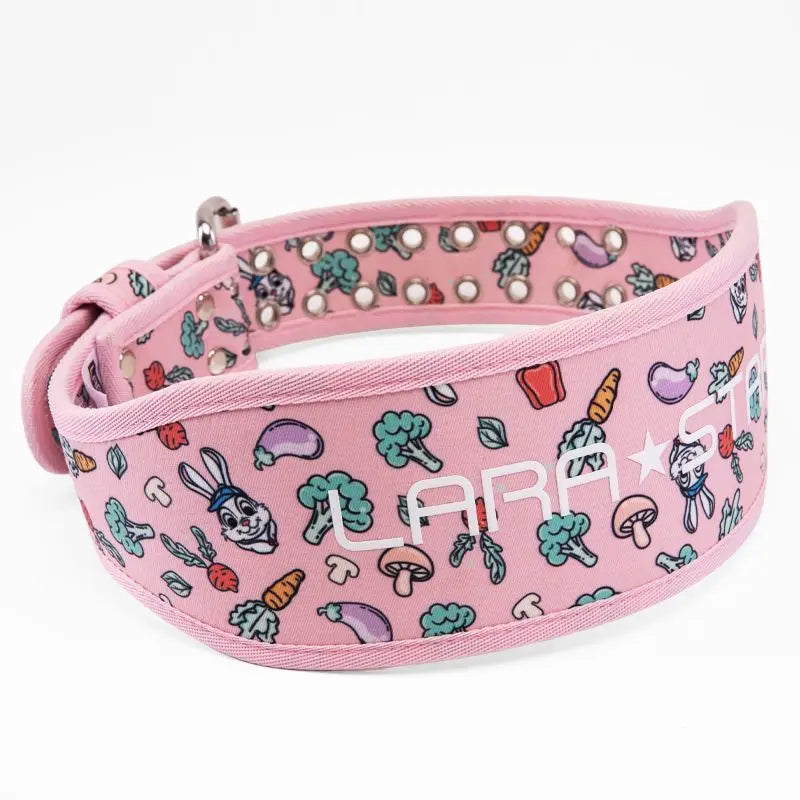 canvas weightlifting belt with rabbit pattern - MRSLM