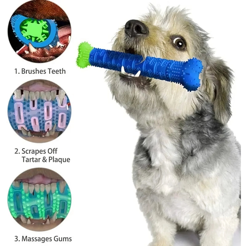 Silicone bone dog chew stick, view 5 - MRSLM