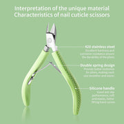 stainless steel cuticle scissors, view 9 - MRSLM