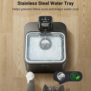 stainless steel automatic cat water fountain, view 5 - MRSLM
