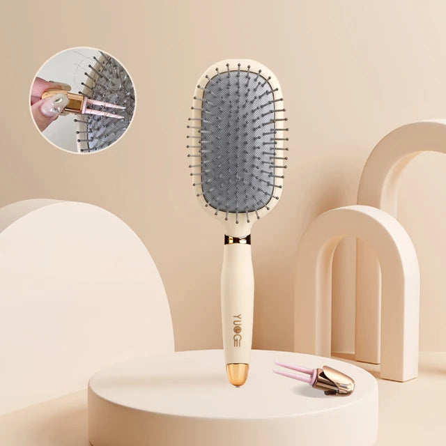 Portable Heart-Shaped Scalp Massage Comb for Curly Hair, High-Level, Antistatic Design