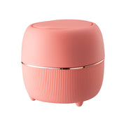 mini round desktop trash can, view 3 - MRSLM