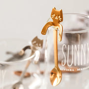Cat-shaped stainless steel teaspoon, view 7 - MRSLM