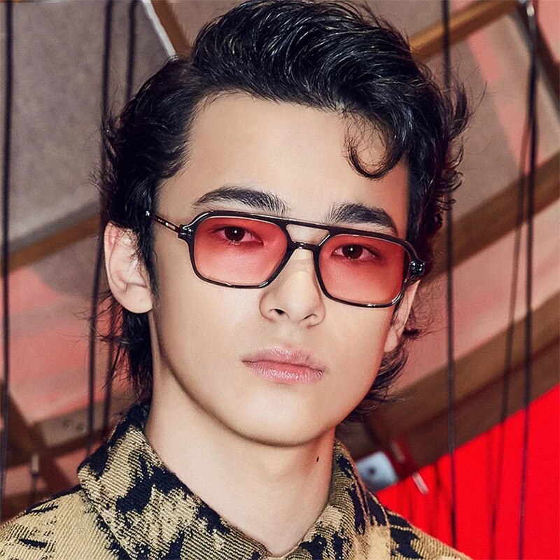 Retro pilot sunglasses, view 16 - MRSLM