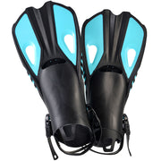 Adjustable travel snorkel fins, view 2 - MRSLM