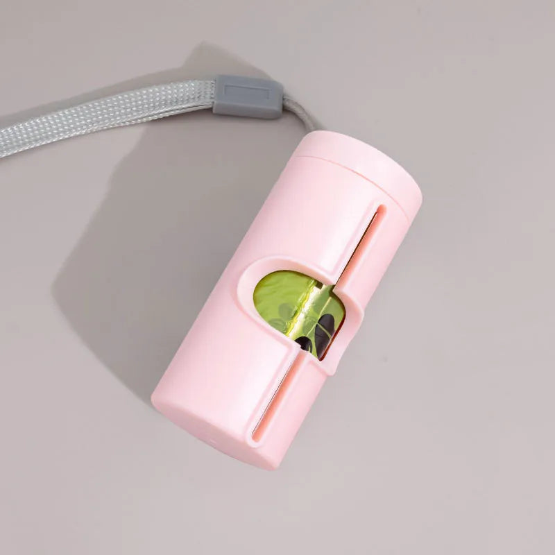 Portable pet waste bag dispenser, view 2 - MRSLM