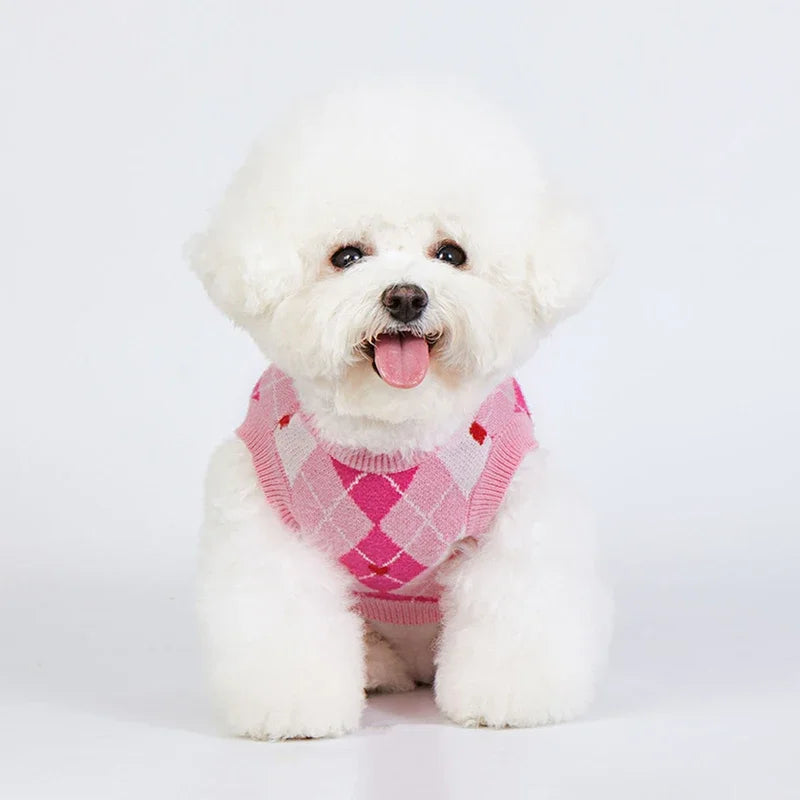 classic plaid dog vest, view 6 - MRSLM