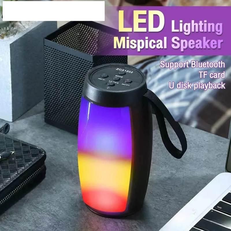 bluetooth speaker with LED lights, view 4 - MRSLM