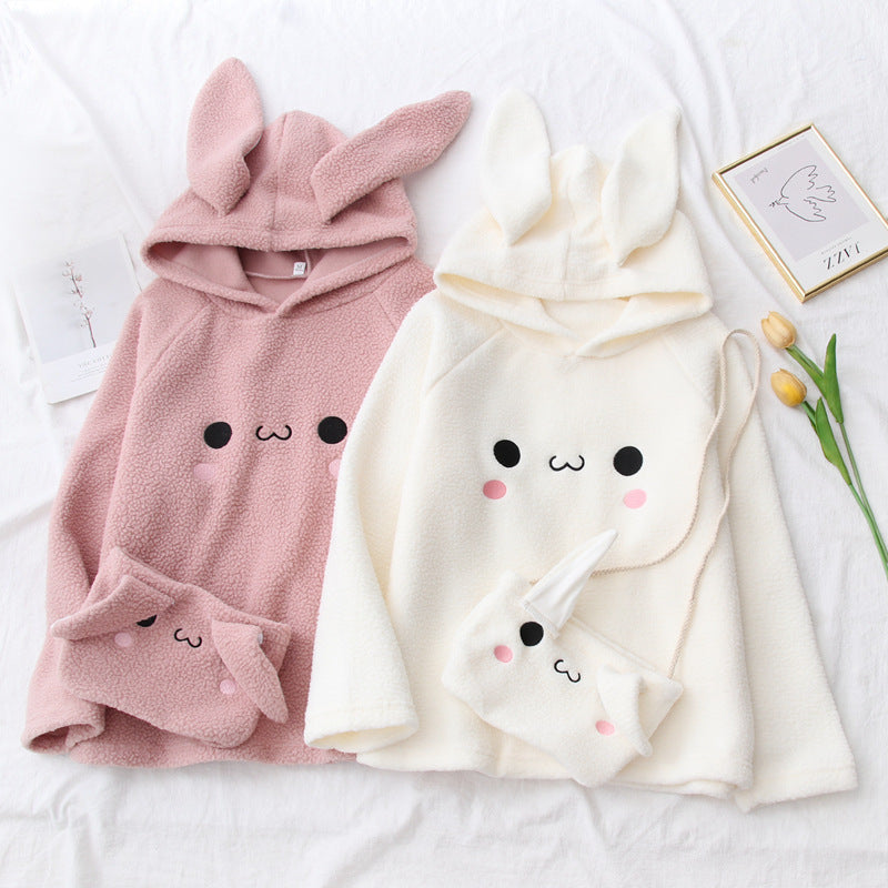 women's cotton hooded sweater, view 2 - MRSLM