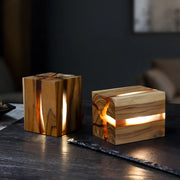 nordic solid wood led night light - MRSLM
