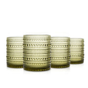 4pcs retro bead drinking glass set, view 2 - MRSLM