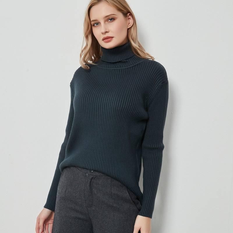 women's turtleneck sweater, view 5 - MRSLM