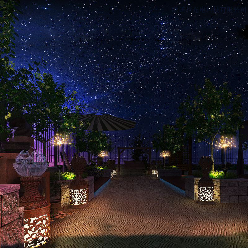 Solar Firework Garden Lights with Remote