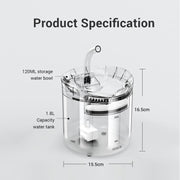 automatic cat water fountain, view 10 - MRSLM