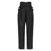 cross strap carrot pants, view 4 - MRSLM