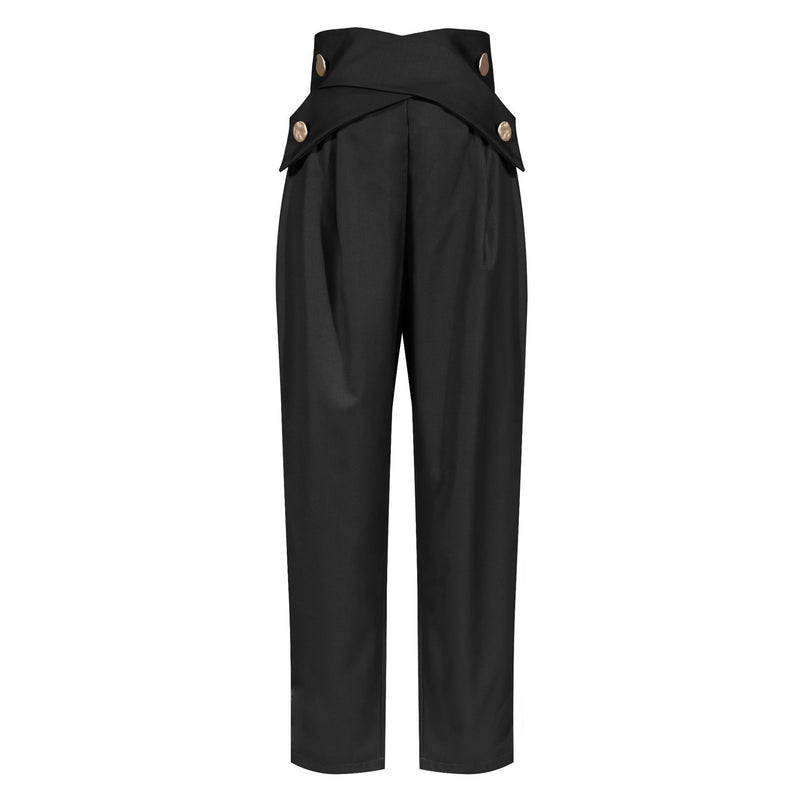 cross strap carrot pants, view 4 - MRSLM