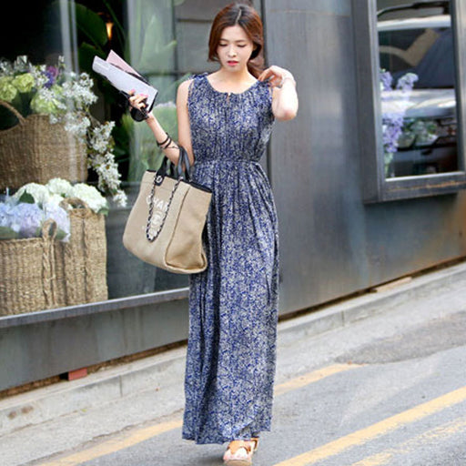 sleeveless floral maxi dress - MRSLM