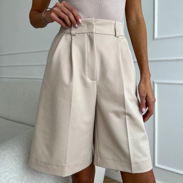 high waist wide leg shorts, view 5 - MRSLM