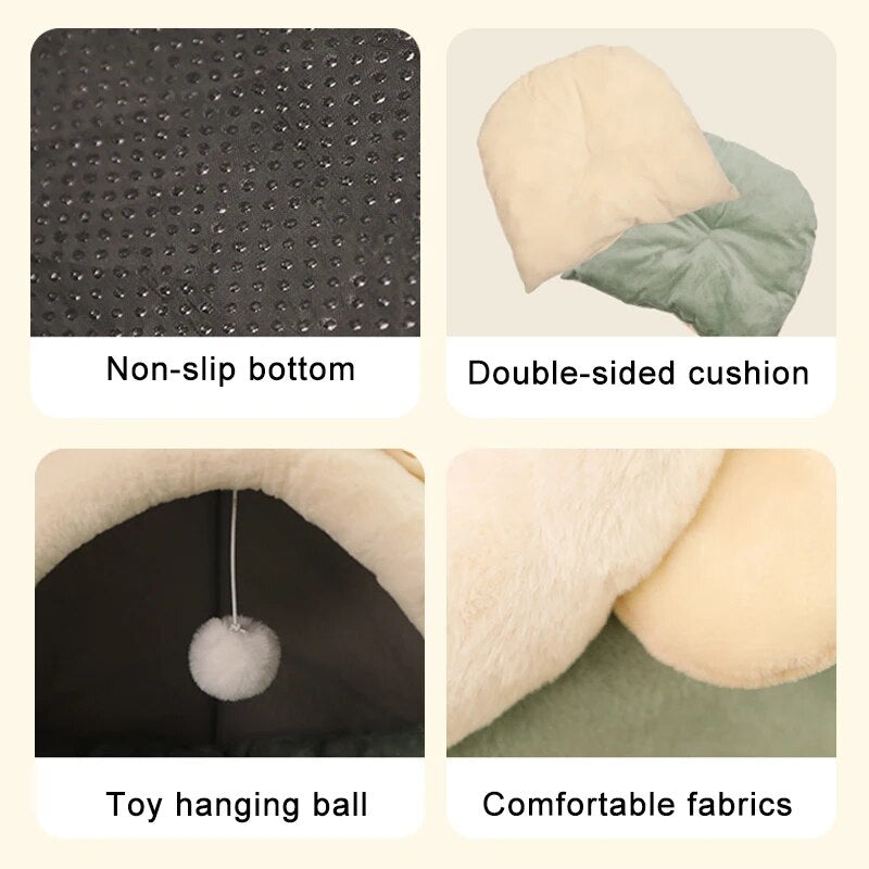 semi-closed cat bed, view 9 - MRSLM