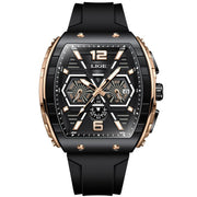 square chronograph watch, view 2 - MRSLM