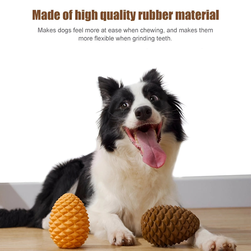 interactive pineapple dog chew toy, view 7 - MRSLM