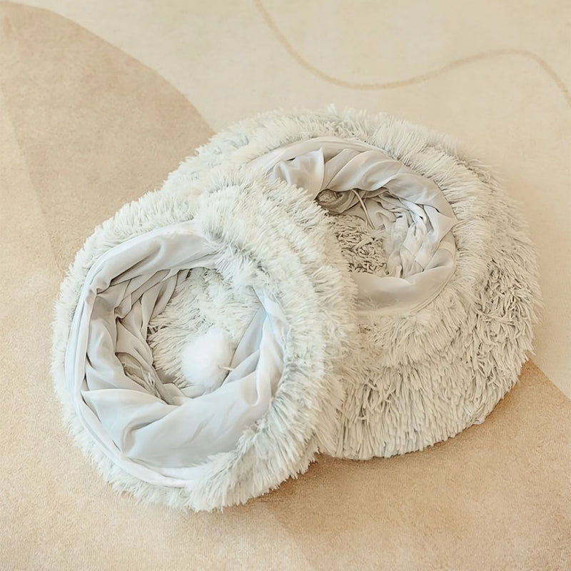cozy cat tunnel bed, view 9 - MRSLM