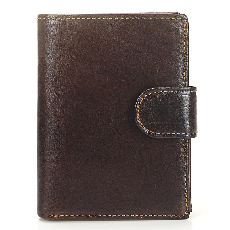 men's short leather wallet, view 5 - MRSLM