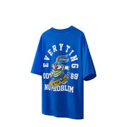 Men's loose rabbit print T-shirt, view 4 - MRSLM