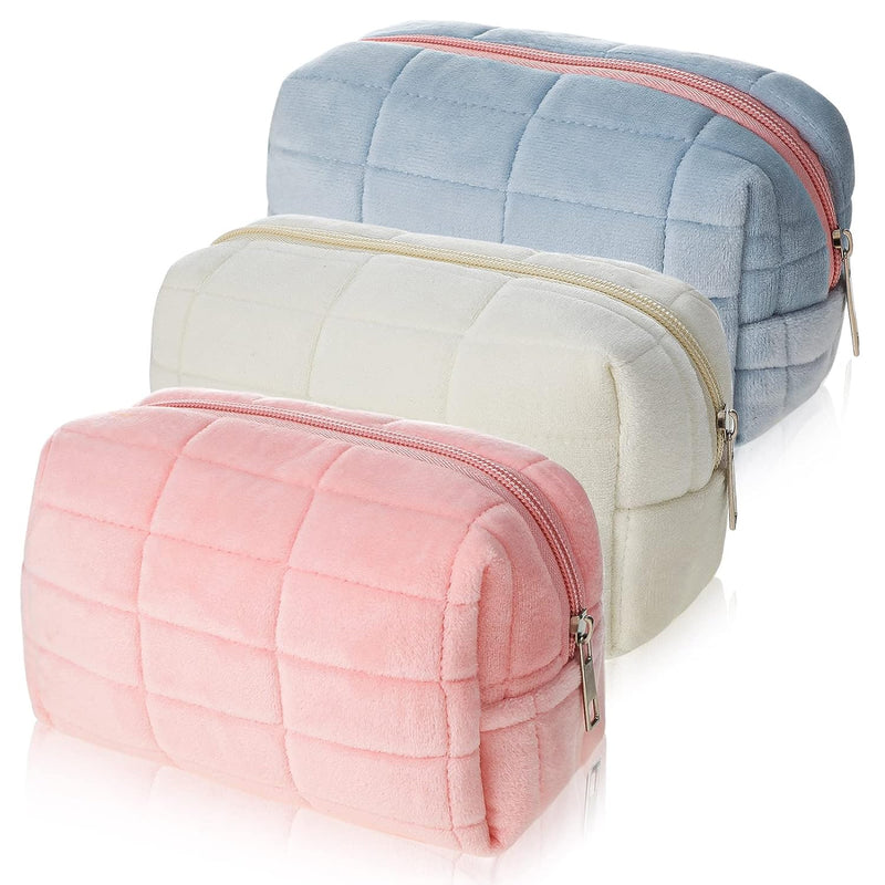 soft fur cosmetic storage bag, view 9 - MRSLM