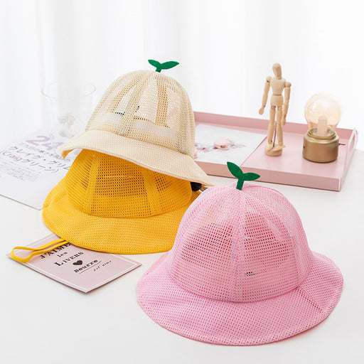 baby summer mesh bucket hat - MRSLM