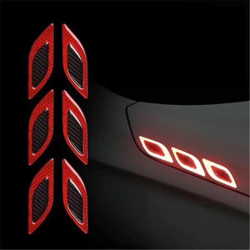 Car door reflective sticker set, view 4 - MRSLM