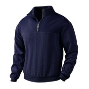 men's jacquard sweater, view 4 - MRSLM