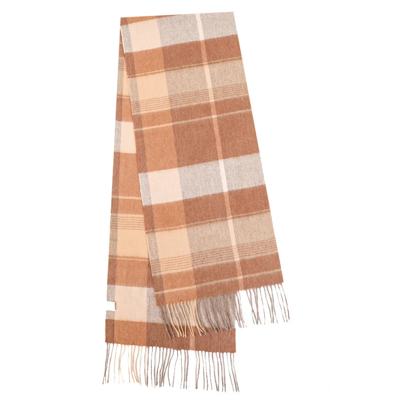 classic plaid unisex scarf, view 6 - MRSLM