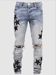 men's slim stretch jeans, view 7 - MRSLM