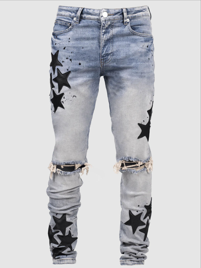 men's slim stretch jeans, view 7 - MRSLM