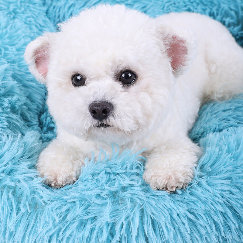 plush dog cushion bed, view 6 - MRSLM