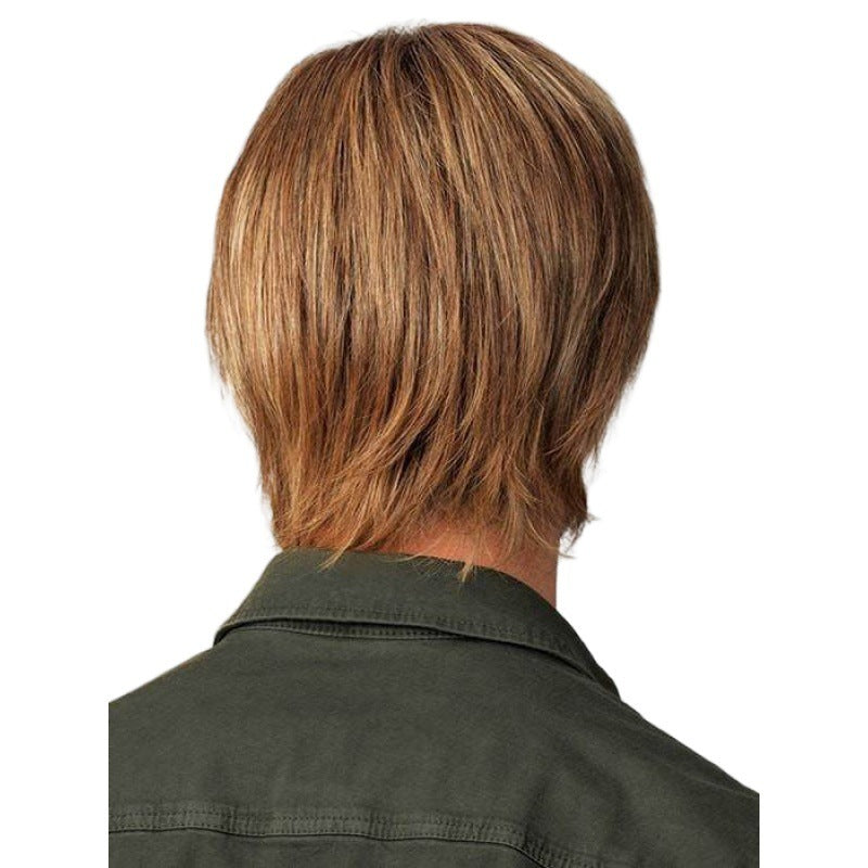 men's short straight wig, view 5 - MRSLM