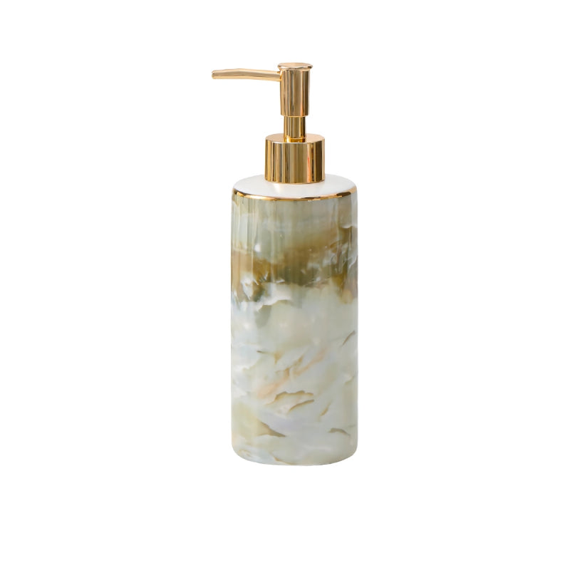 nordic style ceramic soap dispenser, view 4 - MRSLM