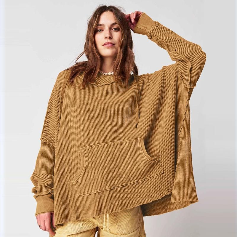 cozy oversized hoodie with pockets - MRSLM