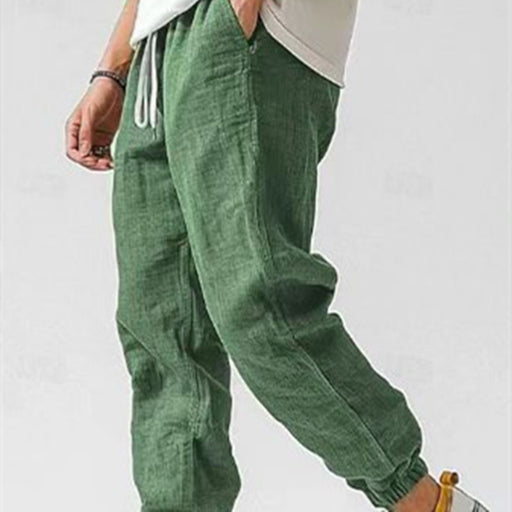 Men's slim fit ankle banded pants - MRSLM