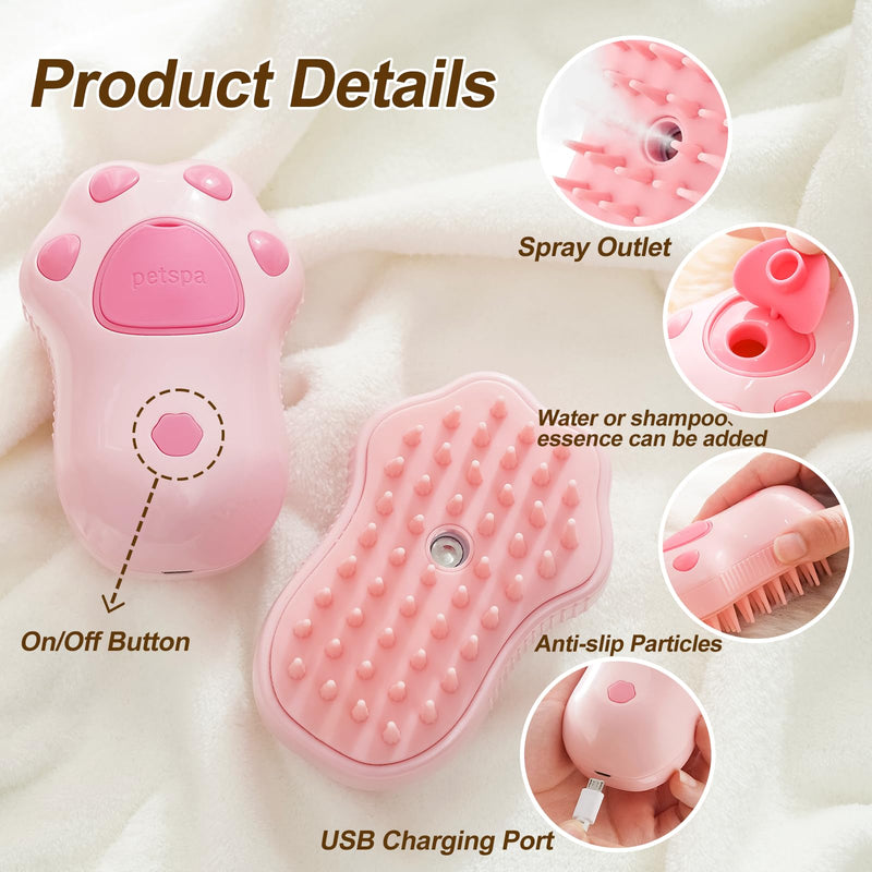 3-in-1 electric pet grooming brush, view 5 - MRSLM
