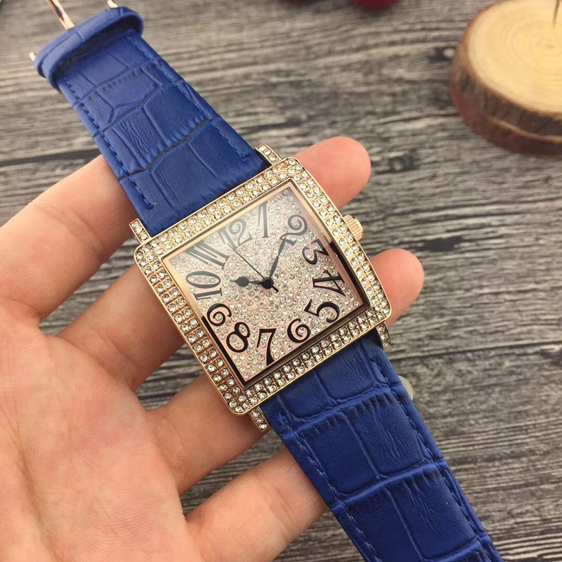 casual men's rhinestone watch, view 5 - MRSLM
