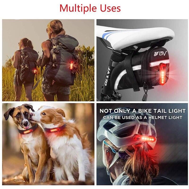 rechargeable LED bike tail light, view 10 - MRSLM